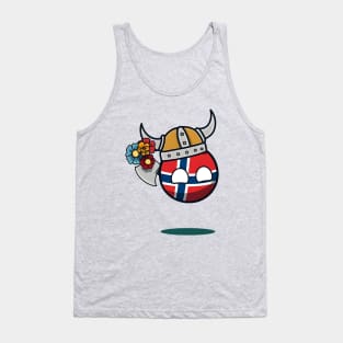 Norway Happy Countryball Polandball Tank Top